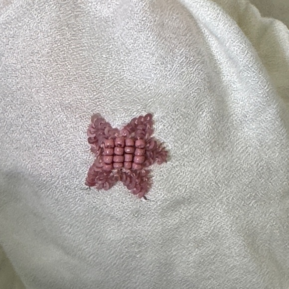 Surf Gypsy Star Embroidered Tassel Boho Cold Shoulder Tunic Dress Swim Coverup M - Picture 5 of 8